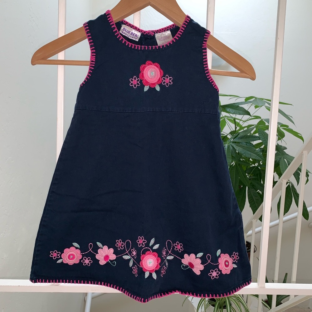 EUC Embroidered Flowers Dress